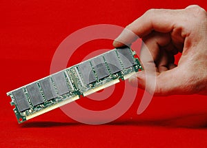 Ram dimm in hand