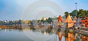 Ram ghat on Kshipra River, Ujjain, Madhyapradesh, India