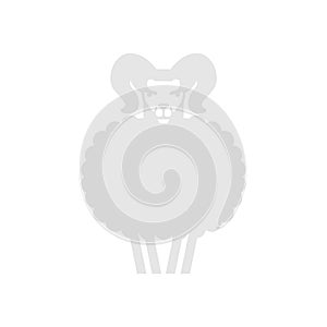 Ram icon. Farm animal sign