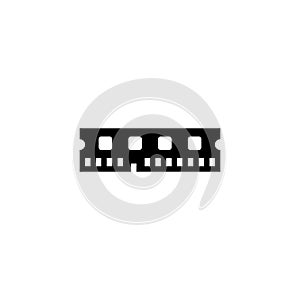 RAM icon glyph or solid style vector illustration