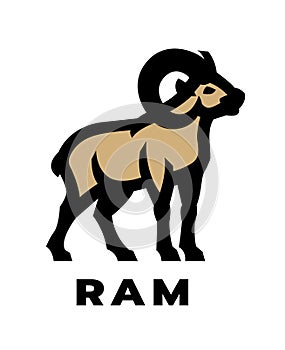 Ram logo, symbol.