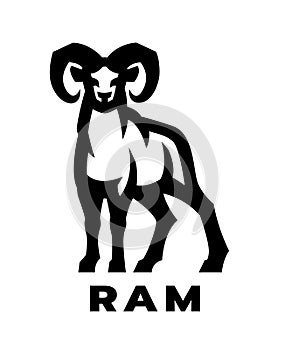Ram logo, symbol.