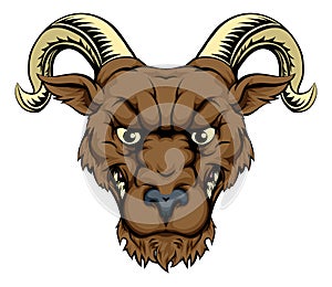 Ram mascot head