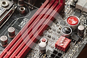 Ram memory dimm in a motherboard 2