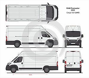 RAM Promaster Cargo Delivery Van L4H3 2023