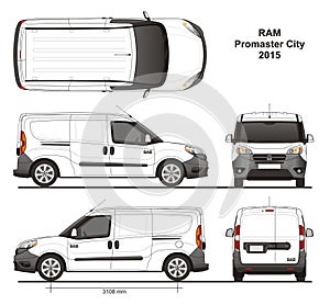 Ram Promaster City Cargo Delivery Van 2015