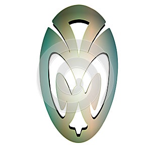 The Ram`s Spirit symbol amulet, Aries creates an energy of good luck and health
