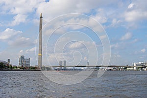 Rama 8 Bridge are Mega bridge in Bangkok,Thailand