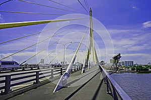 Rama VIII Bridge in Bangkok