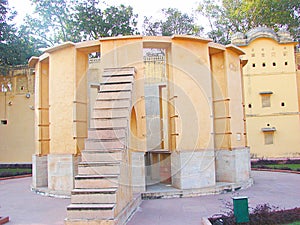 Rama Yantra - an Astronomical Instrument at Observatory, Jantar Mantar, Jaipur, Rajasthan, India photo