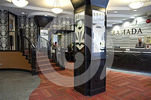 Ramada hotel lobby