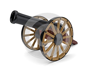 Ramadan cannon. 3d illustration