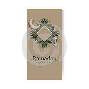 Ramadan celebration holiday social media stories design