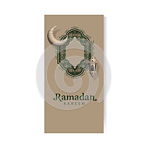 Ramadan celebration holiday social media stories template