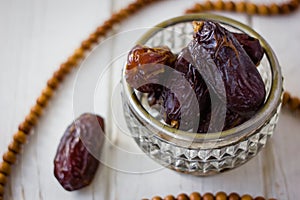 Ramadan fruits - dry dates for iftar time.