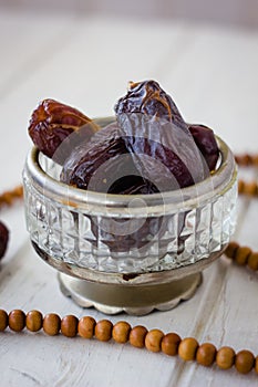 Ramadan fruits - dry dates for iftar time.