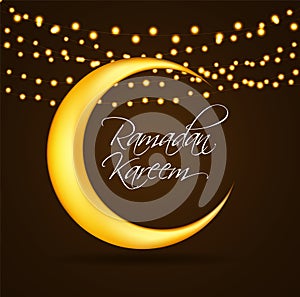 Ramadan Kareem Background Design. Vector