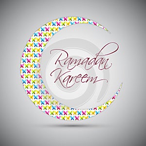 Ramadan Kareem Background Design. Vector