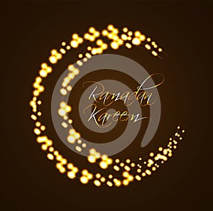 Ramadan Kareem Background Design. Vector