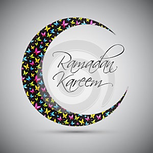 Ramadan Kareem Background Design. Vector