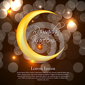 Ramadan Kareem Background Design. Vector
