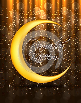 Ramadan Kareem Background Design. Vector