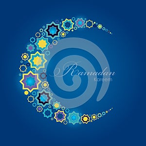 Ramadan Kareem Background Design. Vector Illustration