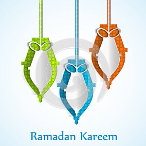 Ramadan kareem background religion holiday