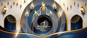 Ramadan Kareem banner design photo