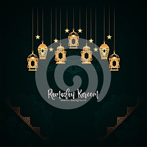 Ramadan Kareem cultural Islamic festival decorative background