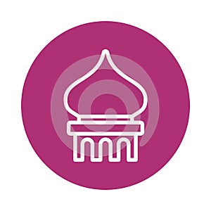 Ramadan kareem cupule isolated style icon