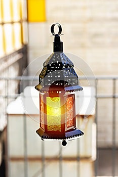 Ramadan Kareem and eid al fitr flying Lanterns Egyptian Fanoos. Lanterns/Arabic lamp fanoos for Ramadan Kareem /Eid al Fitr Mubara