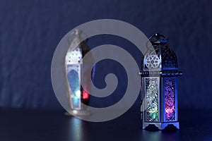 Ramadan Kareem and eid al fitr Lanterns Egyptian Fanoos