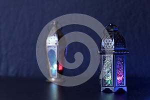 Ramadan Kareem and eid al fitr Lanterns Egyptian Fanoos photo