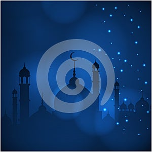 Ramadan kareem eid mubarak hajj background