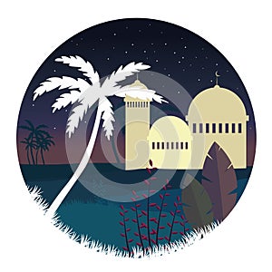 Ramadan kareem festival card design Vector Illustration photo