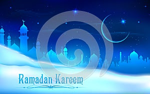 Ramadan Kareem (Generous Ramadan) background