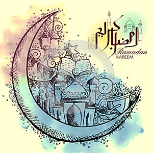 Ramadan Kareem Generous Ramadan background for Islam religious festival on holy month of Ramazan