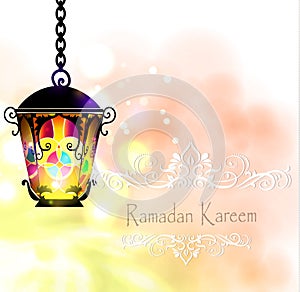 Ramadan Kareem, greeting background