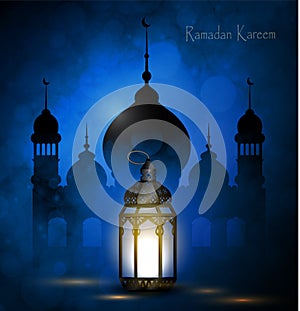 Ramadan Kareem, greeting background