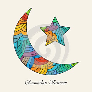 Ramadan Kareem greeting card