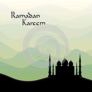 Ramadan Kareem greeting card