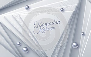 Ramadan Kareem. Modern cover design. Vector illustration. Islamic holiday. Muslim month Ramadan poster template.
