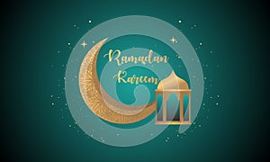 Ramadan kareem and mubarak greeting background islamic illustration