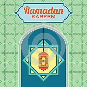 Ramadan kareem / mubarak, happy ramadan greeting design for Muslims holy month, vector illustration