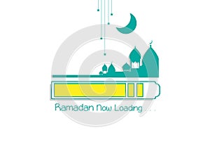Ramadan Kareem Now loading. islamic design mosque dome