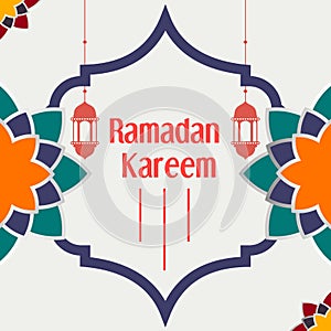 Luxury ramadan kareem background, Ramadan kareem greetingcard photo