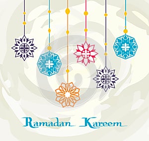 Ramadan Kareem White Background, Premium Design