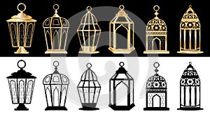 Ramadan lantern set