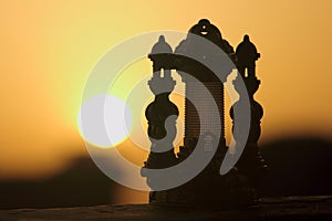 Ramadan Lantern sunset